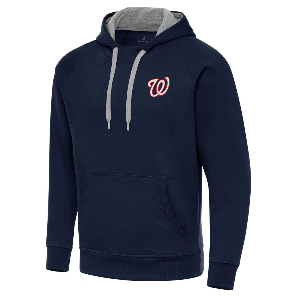 MLB Washington Nationals Antigua Victory Pullover Hoodie - Navy