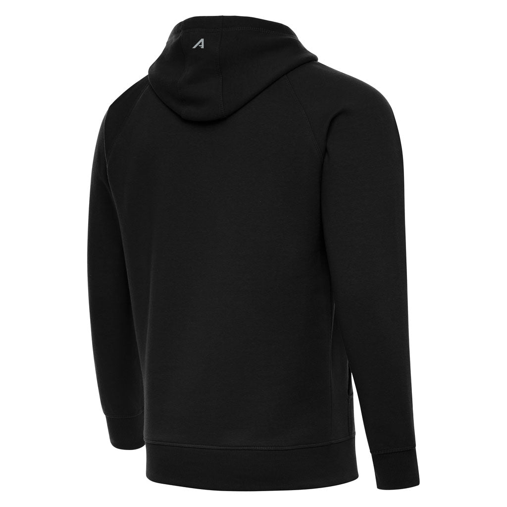 NFL New York Jets Antigua Full Front Victory Pullover Hoodie - Black