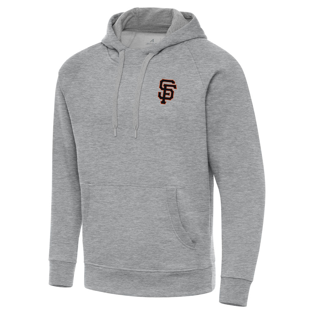 MLB San Francisco Giants Antigua Victory Pullover Hoodie - Heather gray