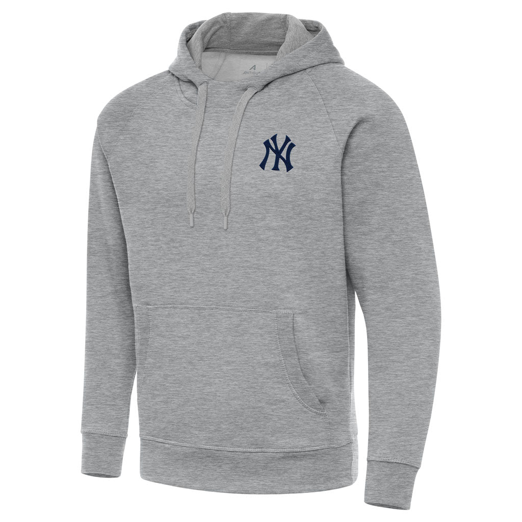 MLB New York Yankees Antigua Victory Pullover Hoodie - Heather gray