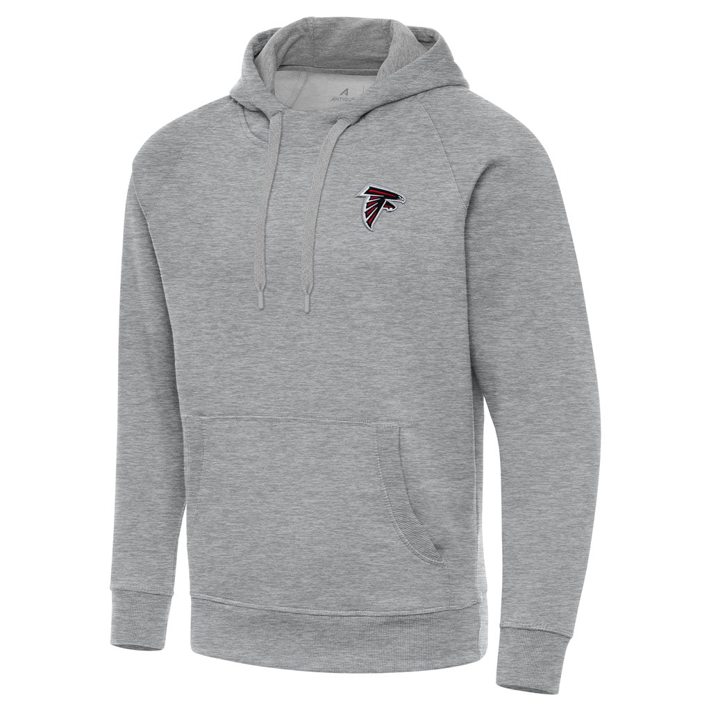 NFL Atlanta Falcons Antigua Victory Pullover Hoodie - Heather gray