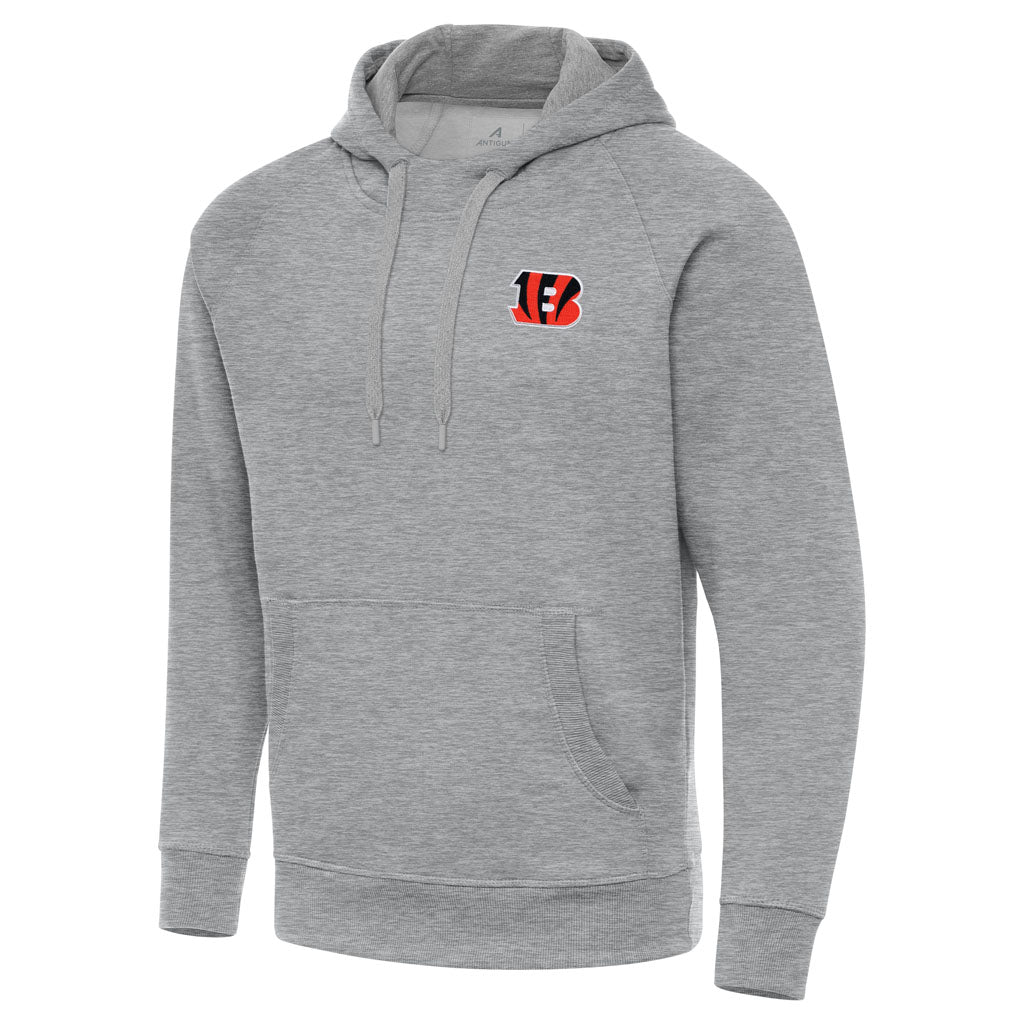 NFL Cincinnati Bengals Antigua Victory Pullover Hoodie - Heather gray