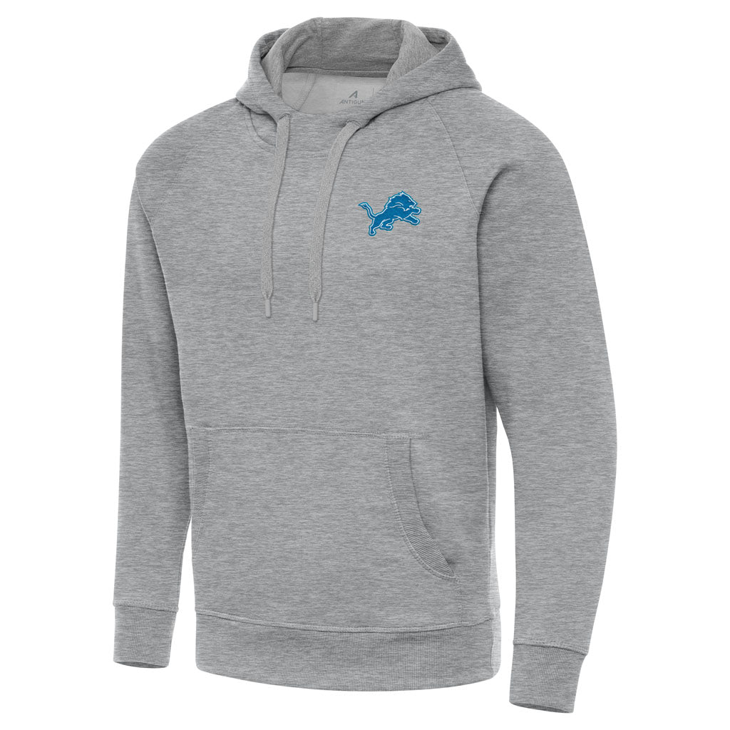 NFL Detroit Lions Antigua Victory Pullover Hoodie - Heather gray