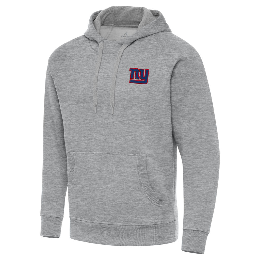 NFL New York Giants Antigua Victory Pullover Hoodie - Heather gray