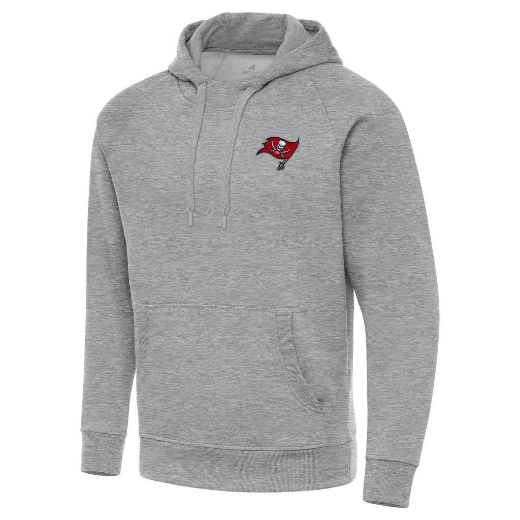 NFL Tampa Bay Buccaneers Antigua Victory Pullover Hoodie - Heather gray