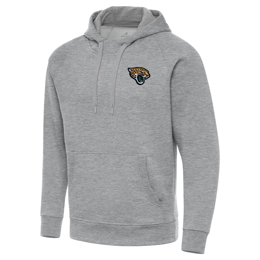 NFL Jacksonville Jaguars Antigua Victory Pullover Hoodie - Heather gray
