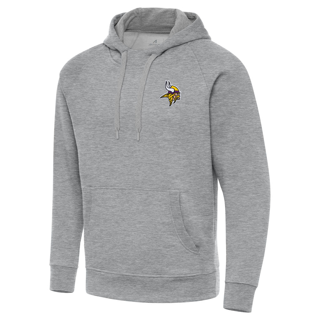 NFL Minnesota Vikings Antigua Victory Pullover Hoodie - Heather gray