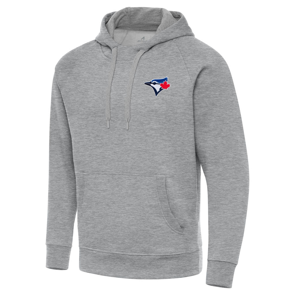 MLB Toronto Blue Jays Antigua Victory Pullover Hoodie - Heather gray