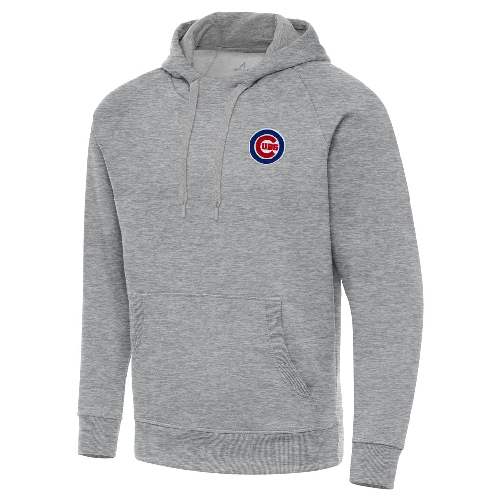 MLB Chicago Cubs Antigua Victory Pullover Hoodie - Heather gray