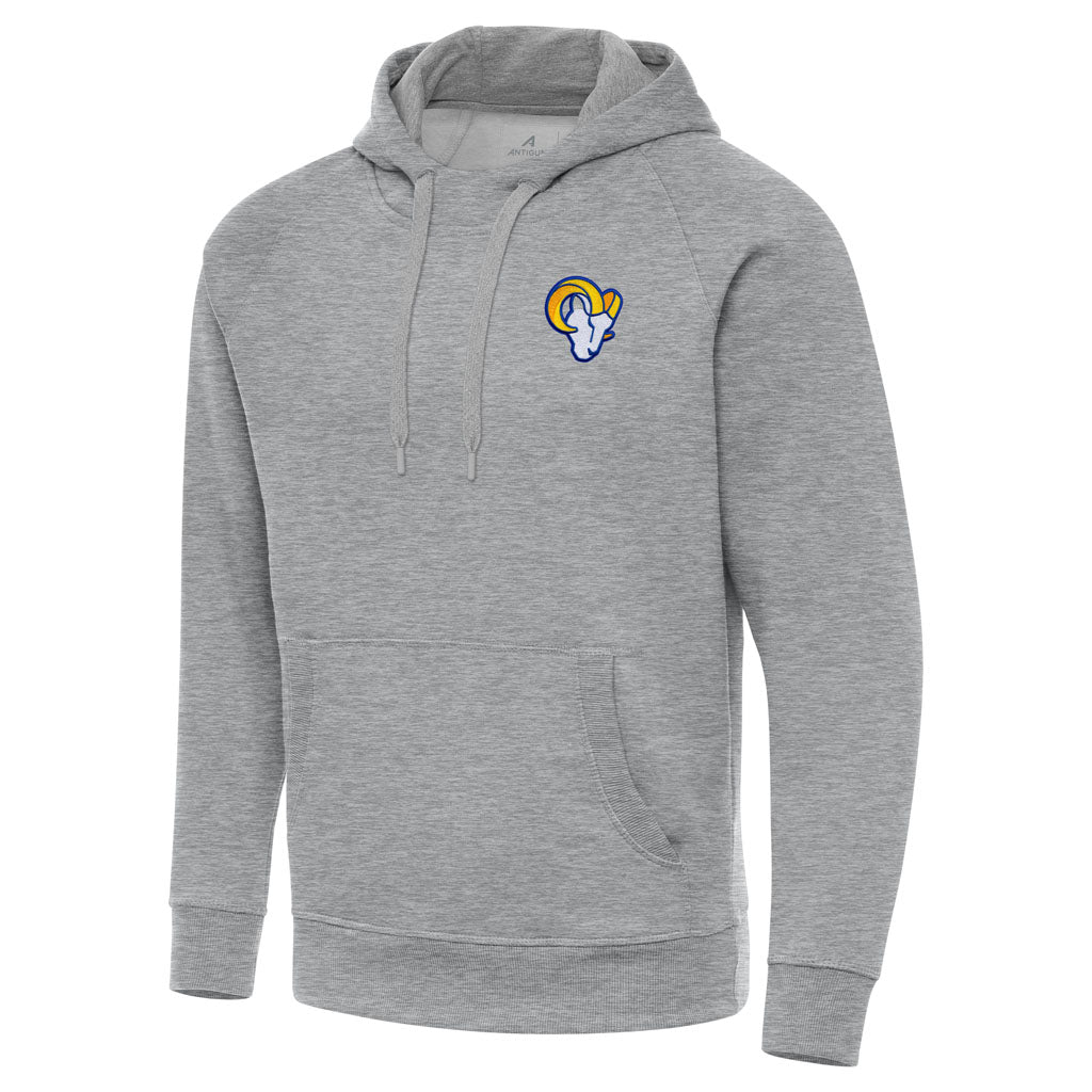 NFL Los Angeles Rams Antigua Victory Pullover Hoodie - Heather gray