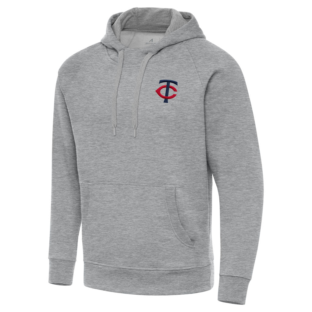 MLB Minnesota Twins Antigua Victory Pullover Hoodie - Heather gray
