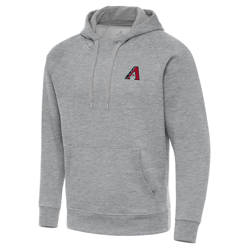 MLB Arizona Diamondbacks Antigua Victory Pullover Hoodie - Heather gray