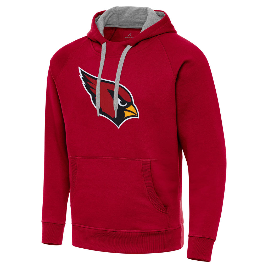 NFL Arizona Cardinals Antigua Full Front Victory Pullover Hoodie - Red