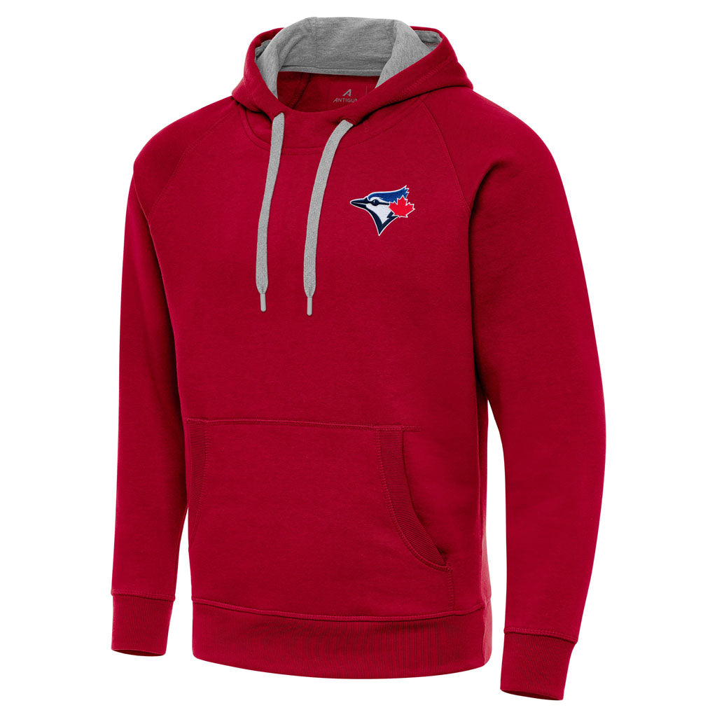 MLB Toronto Blue Jays Antigua Victory Pullover Hoodie - Red