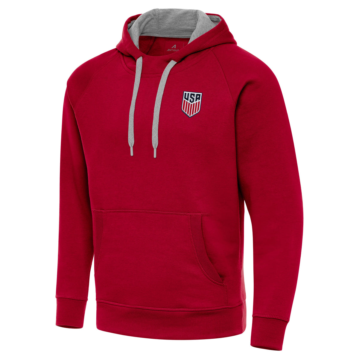 USMNT National Team Antigua Men's Victory Pullover Hoodie - Red