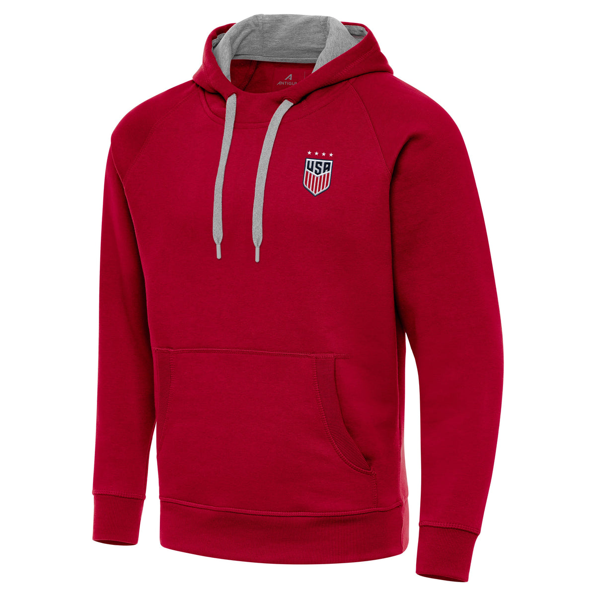 USWNT National Team Antigua Men's Victory Pullover Hoodie - Red