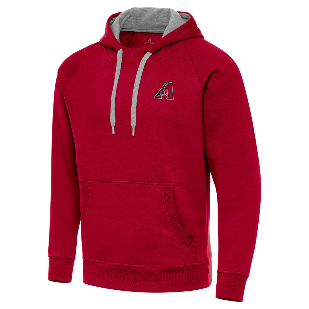 MLB Arizona Diamondbacks Antigua Victory Pullover Hoodie - Red