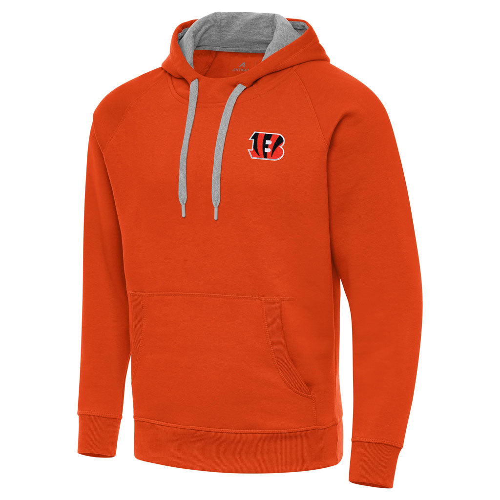 NFL Cincinnati Bengals Antigua Victory Pullover Hoodie - Orange