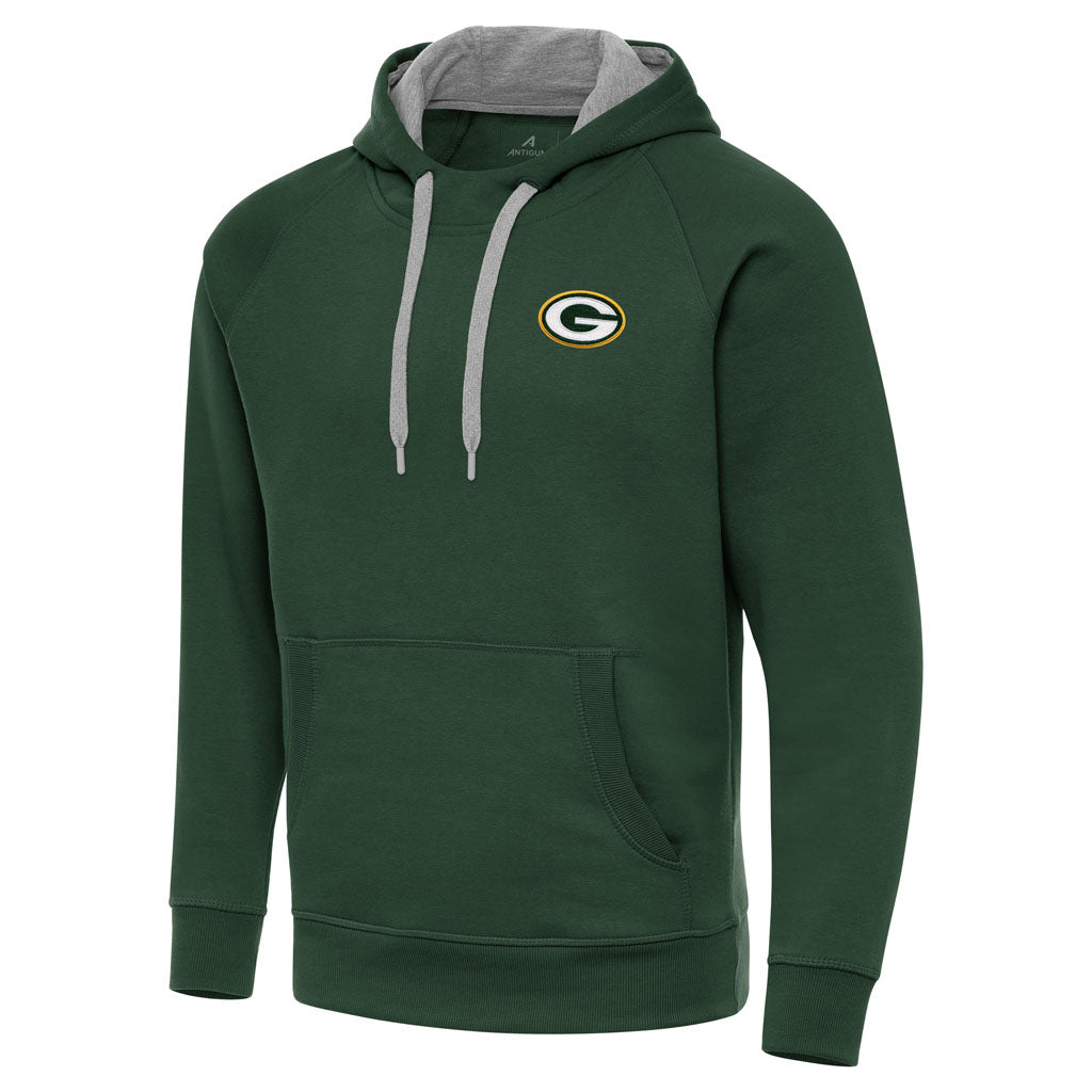 NFL Green Bay Packers Antigua Victory Pullover Hoodie - Green