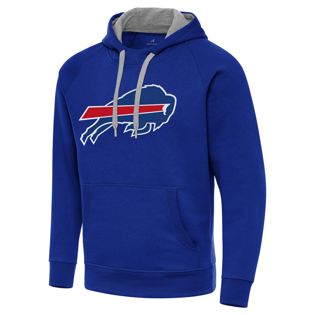 NFL Buffalo Bills Antigua Full Front Victory Pullover Hoodie - Blue