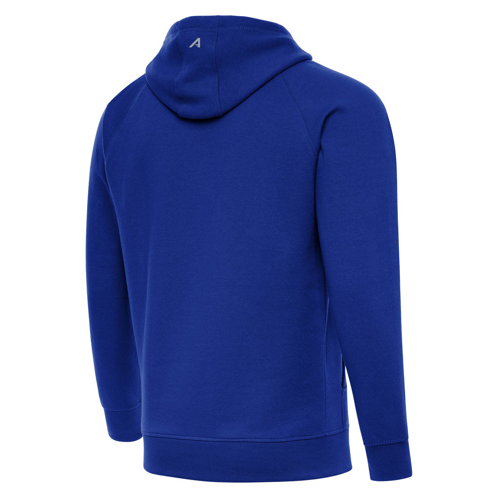 NFL Los Angeles Rams Antigua Full Front Victory Pullover Hoodie - Blue