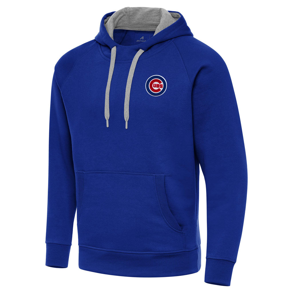 MLB Chicago Cubs Antigua Victory Pullover Hoodie - Blue