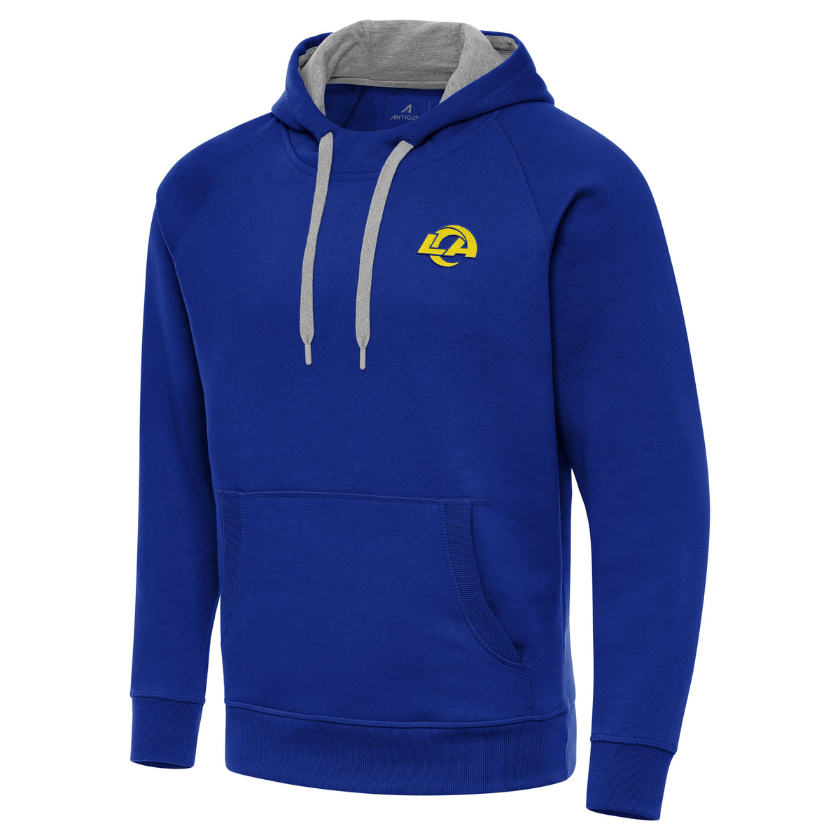 NFL Los Angeles Rams Antigua Victory Pullover Hoodie- Blue