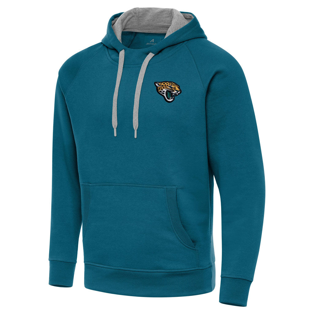 NFL Jacksonville Jaguars Antigua Victory Pullover Hoodie - Teal