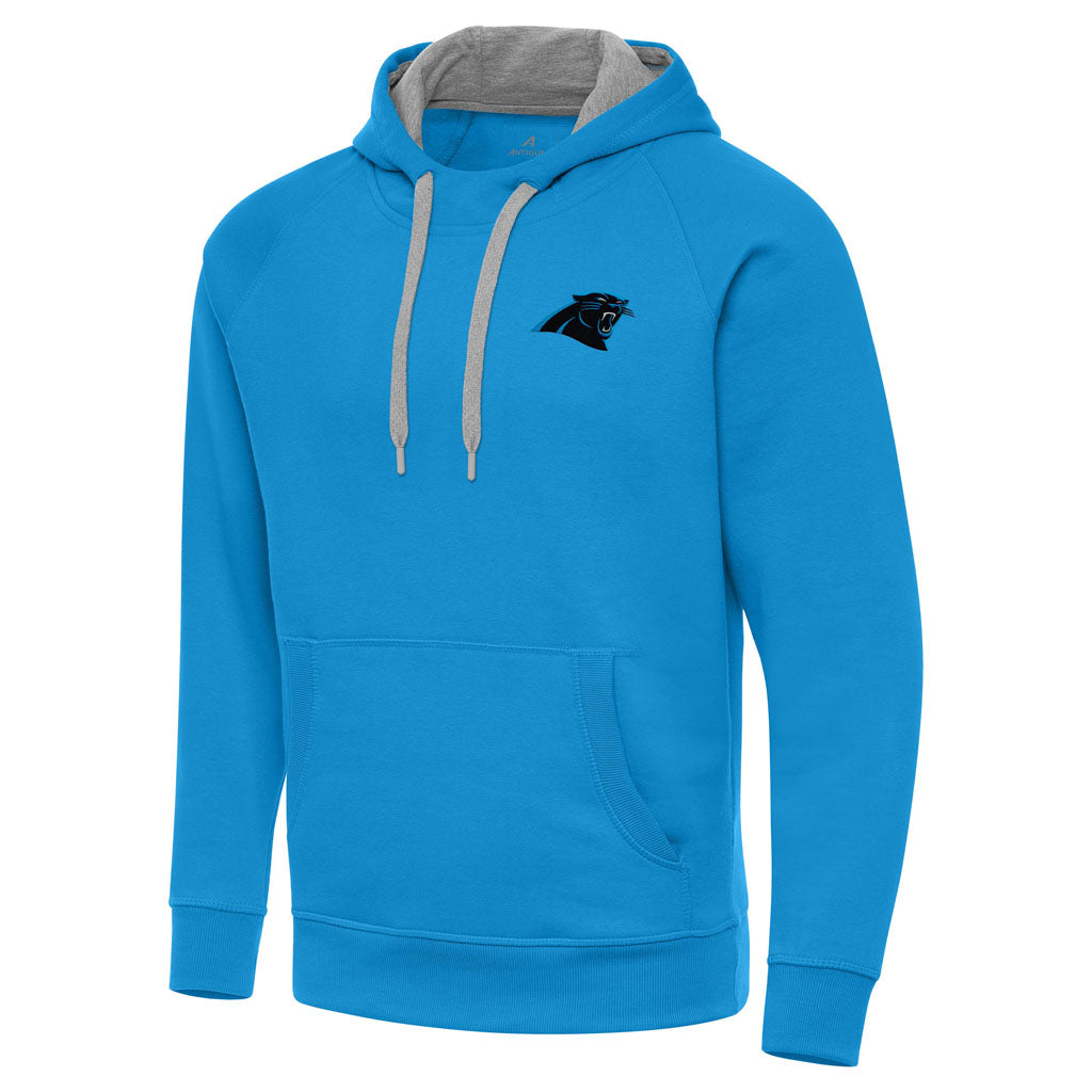 NFL Carolina Panthers Antigua Victory Pullover Hoodie - Blue