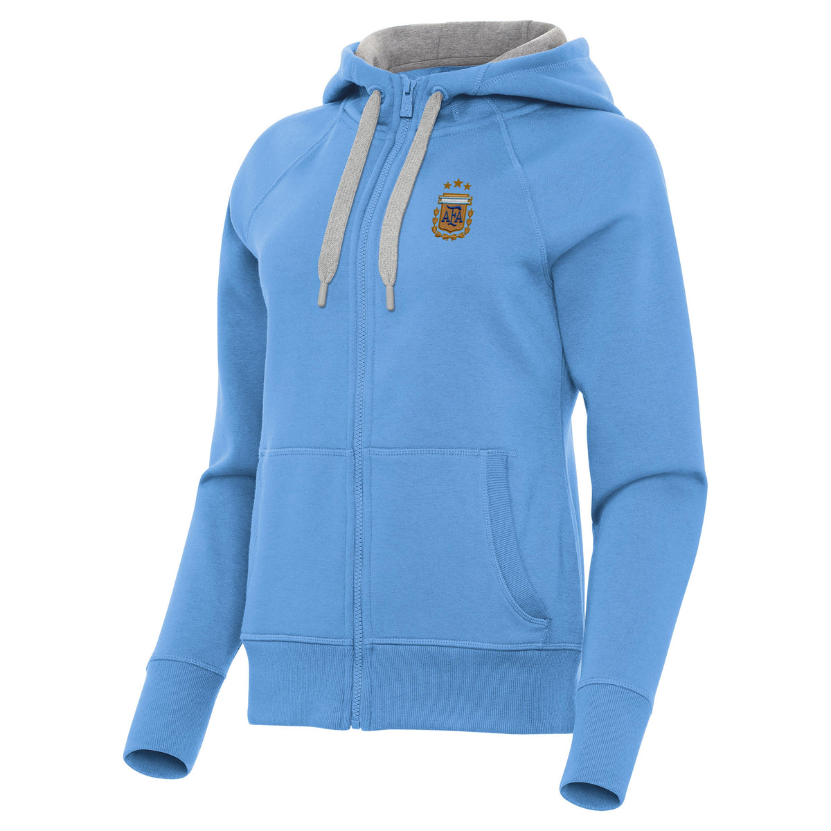 Argentina National Team Antigua Women's Victory Full Zip Hoodie - Blue