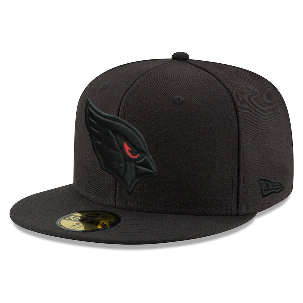 NFL Arizona Cardinals New Era Red Eye 59FIFTY Hat - Black