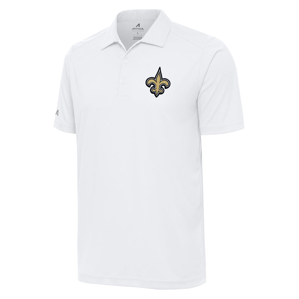 NFL New Orleans Saints Antigua Tribute Polo - White