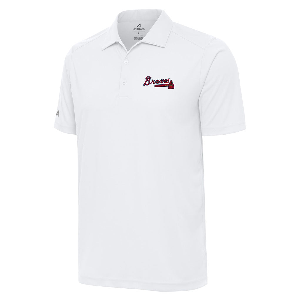 MLB Atlanta Braves Antigua Tribute Polo - White