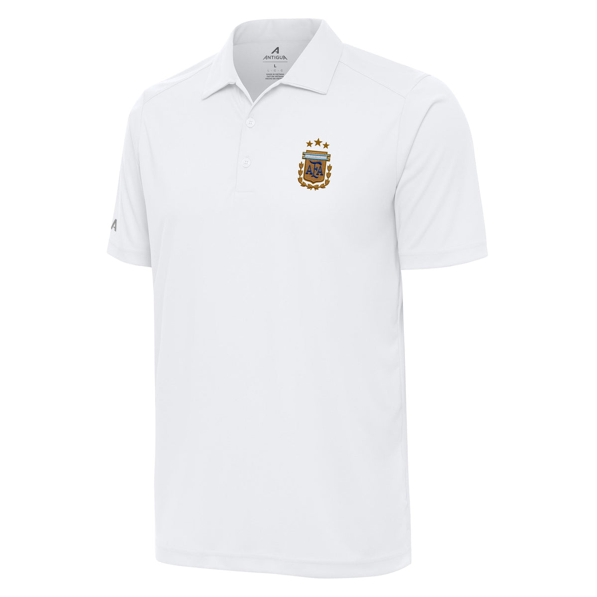 Argentina National Team Antigua Men's Tribute Polo - White