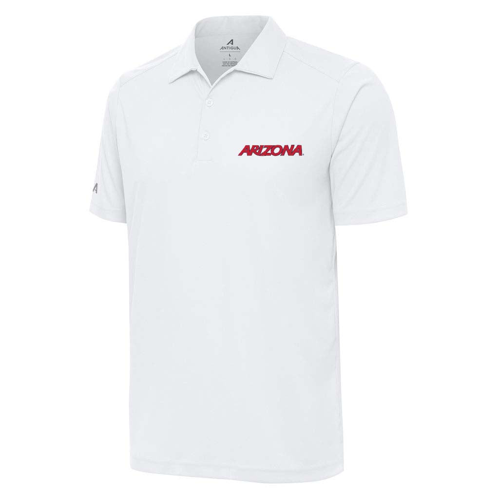 NCAA Arizona Wildcats Antigua University Tribute Polo - White