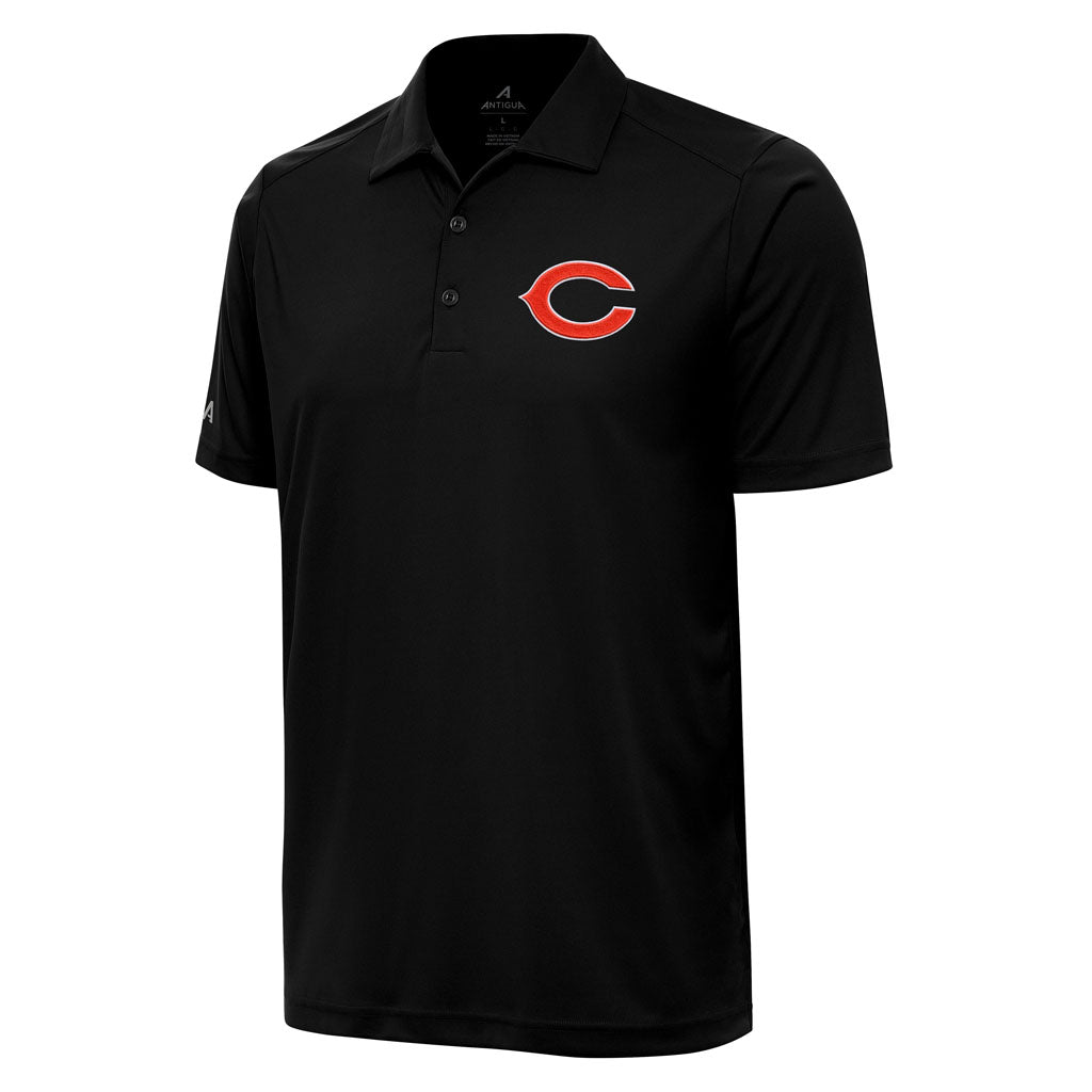 NFL Chicago Bears Antigua Tribute Polo - Black