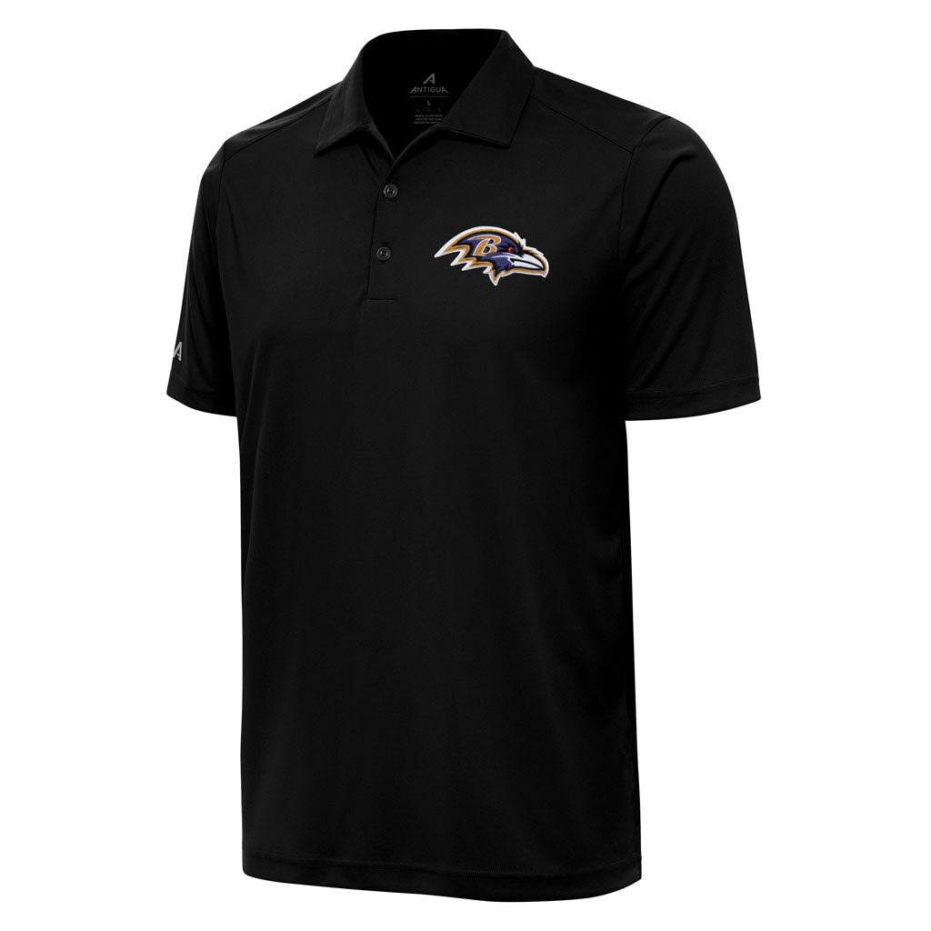 NFL Baltimore Ravens Antigua Tribute Polo - Black