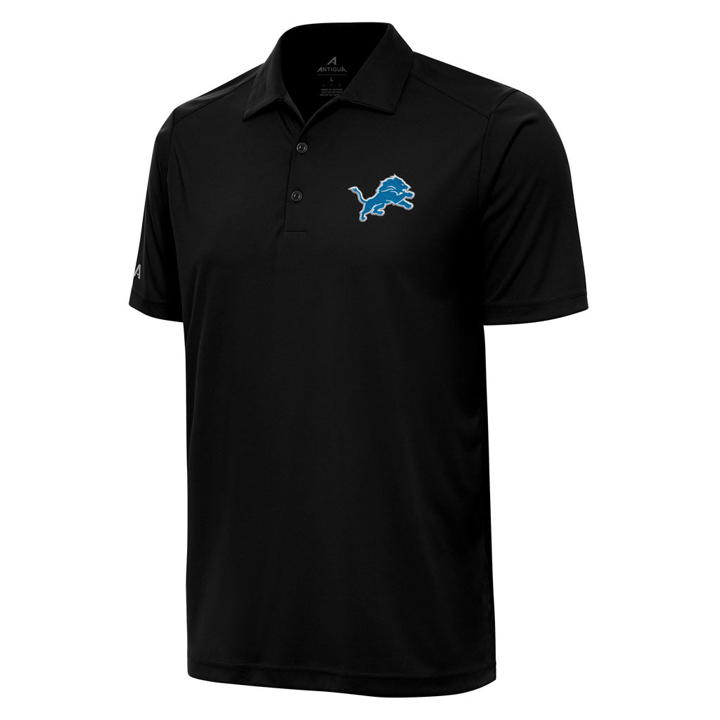 NFL Detroit Lions Antigua Tribute Polo - Black