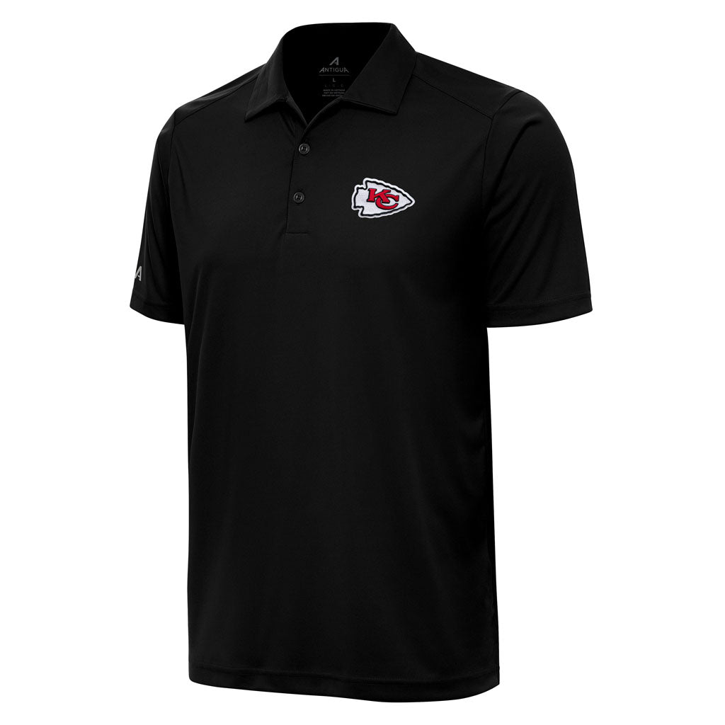 NFL Kansas City Chiefs Antigua Tribute Polo - Black