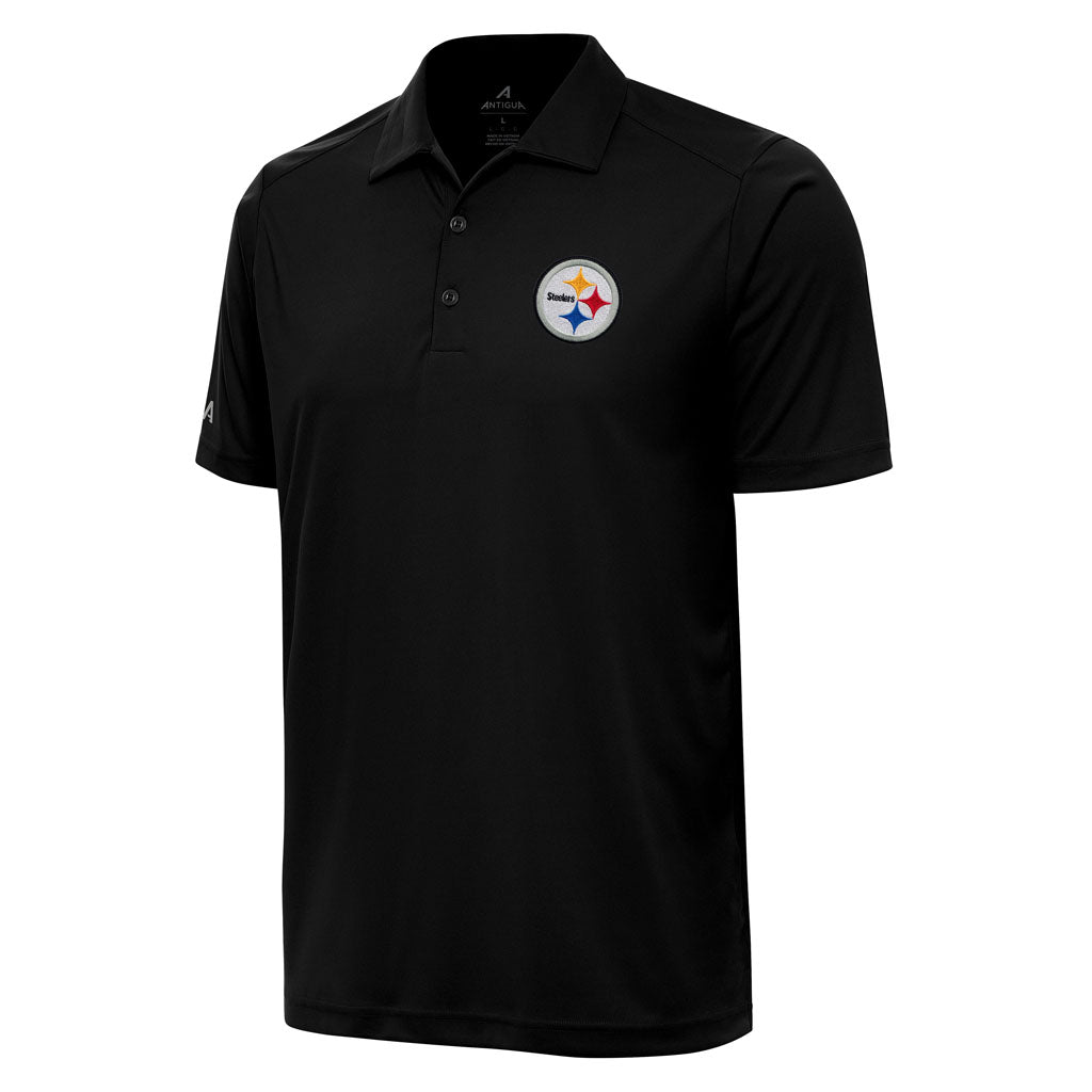 NFL Pittsburgh Steelers Antigua Tribute Polo - Black