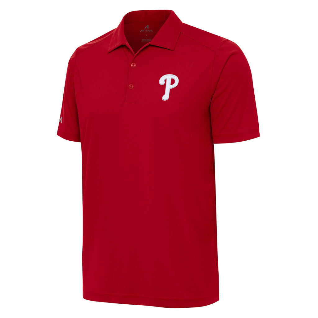 MLB Philadelphia Phillies Antigua Tribute Polo - Red