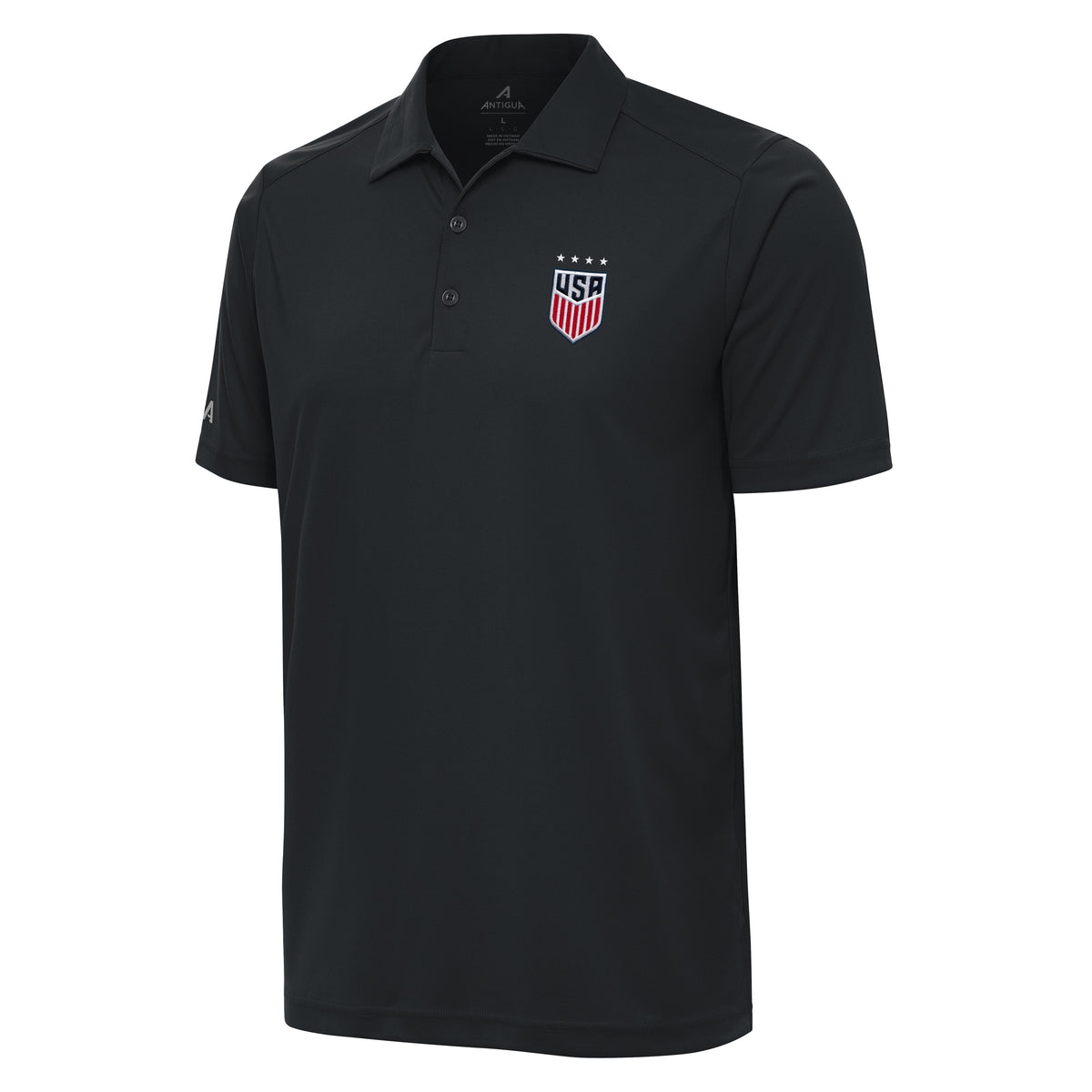 USWNT National Team Antigua Men's Tribute Polo - Black