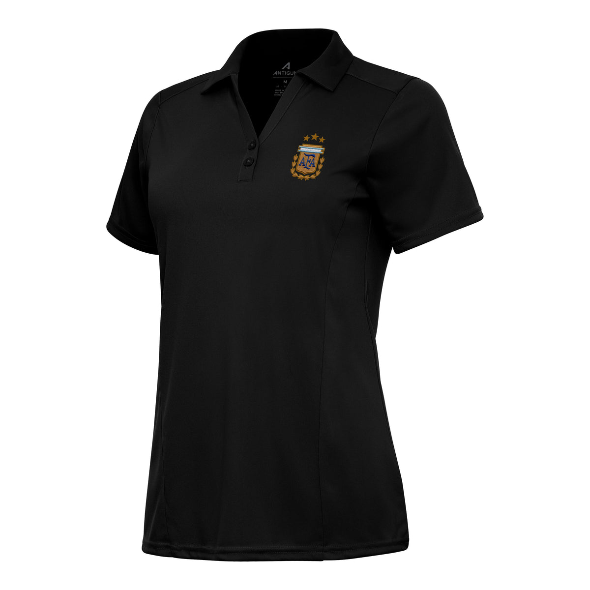 Argentina National Team Antigua Women's Tribute Polo - Black