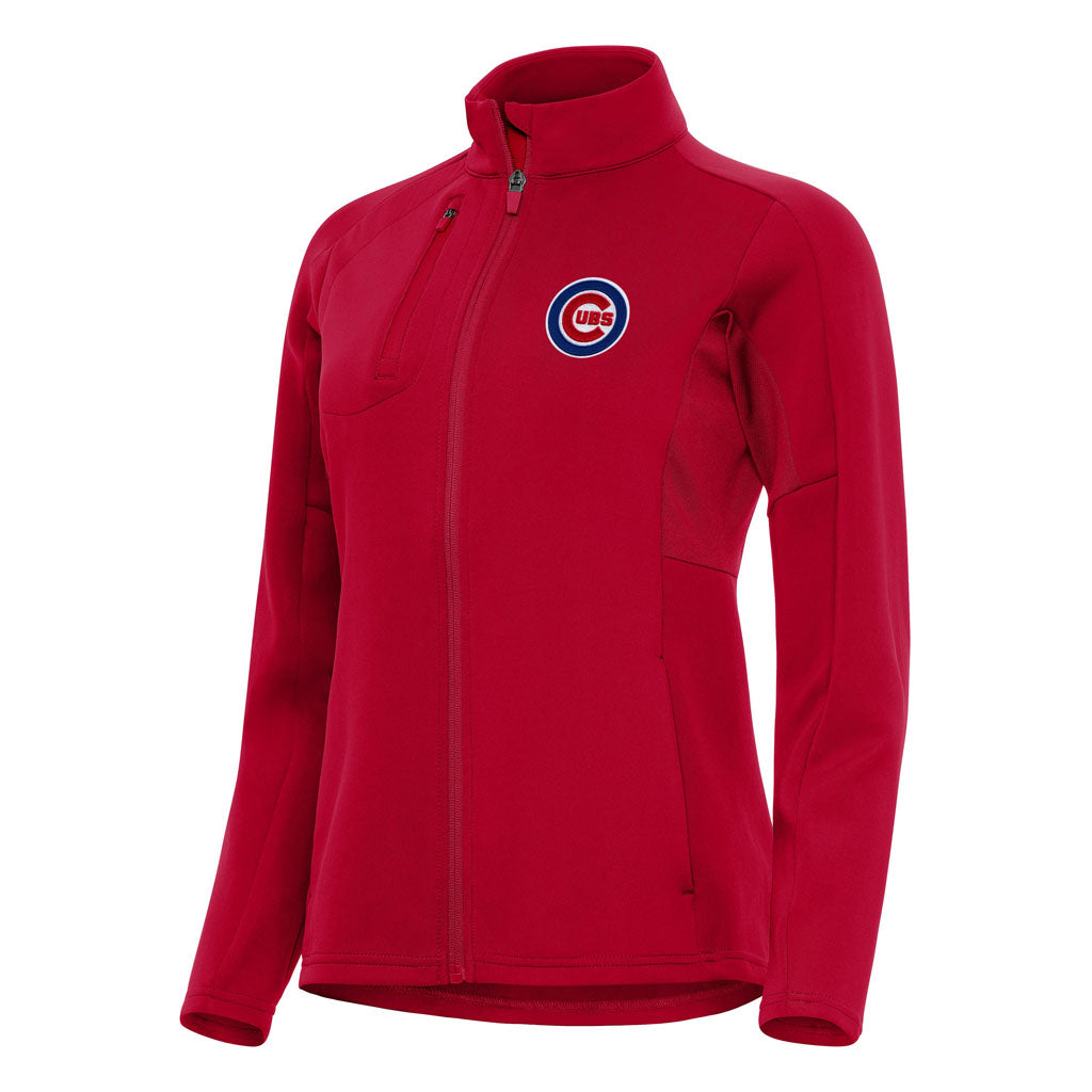 MLB Chicago Cubs Women's Antigua Generation Full Zip Jacket - Red