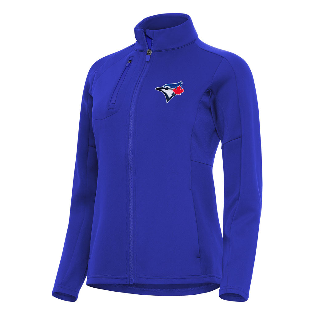 MLB Toronto Blue Jays Women's Antigua Generation Full Zip Jacket - Blue