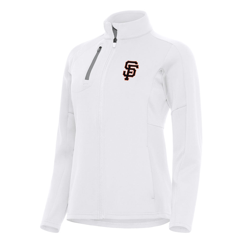 MLB San Francisco Giants Women's Antigua Generation Full Zip Jacket - White
