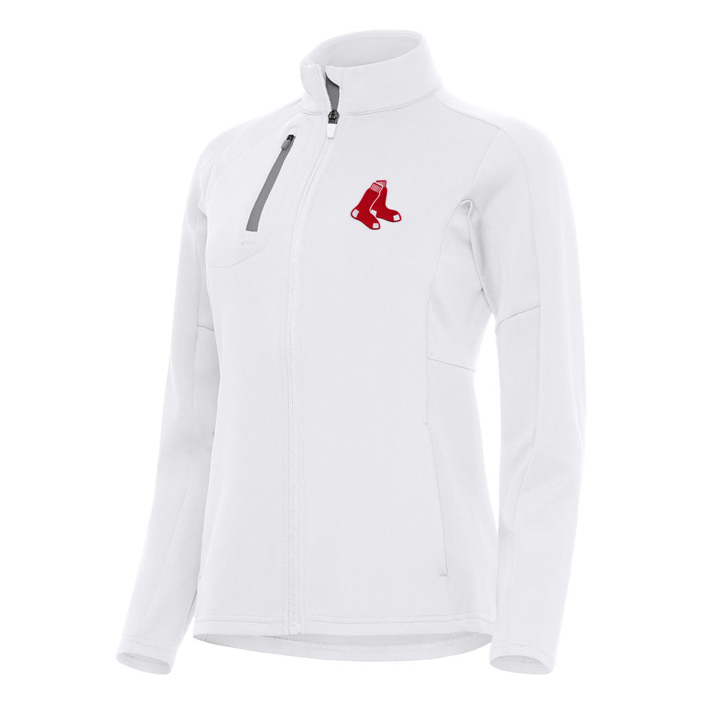 MLB Boston Red Sox Women's Antigua Generation Full Zip Jacket - White