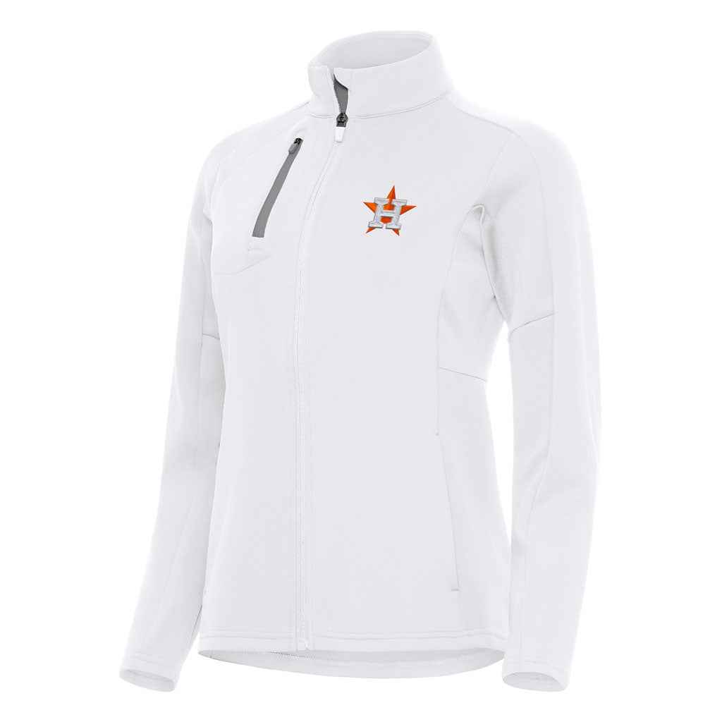 MLB Houston Astros Women's Antigua Generation Full Zip Jacket - White