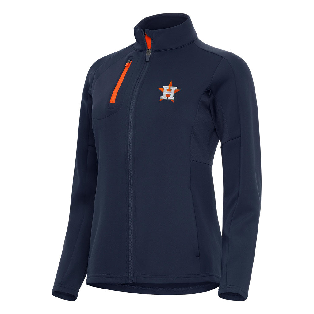 MLB Houston Astros Women's Antigua Generation Full Zip Jacket - Navy