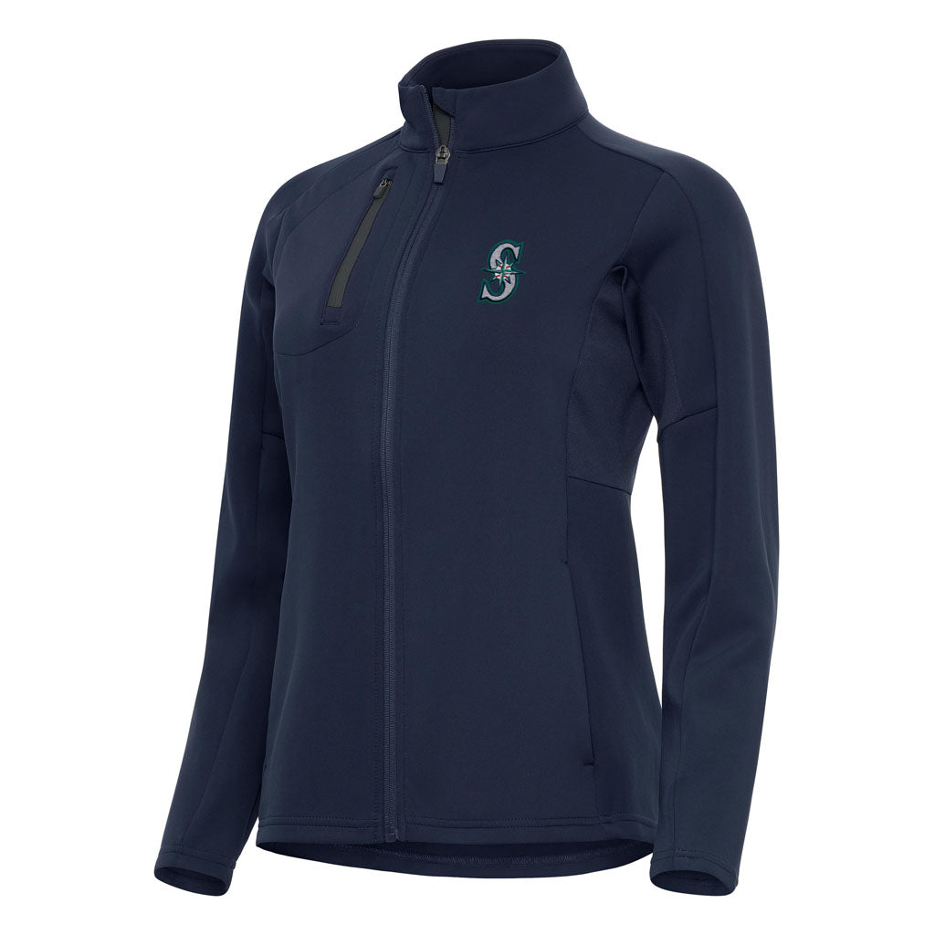 MLB Seattle Mariners Women's Antigua Generation Full Zip Jacket - Navy
